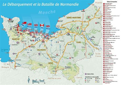 Map of Normandy France showcasing potential impact of MAP in project management